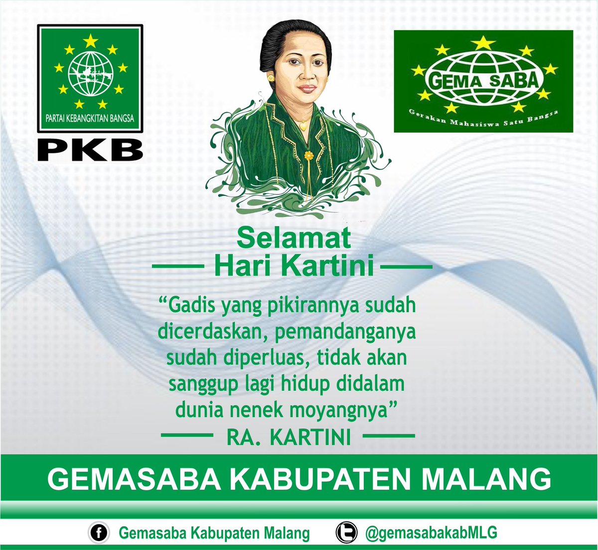 Selamat Hari Kartini <a href="/PkbMalang/">DPC PKB Kab Malang</a> <a href="/Gemasaba_Jatim/">Gemasaba</a> <a href="/DPN_GEMASABA/">DPN GEMASABA</a>