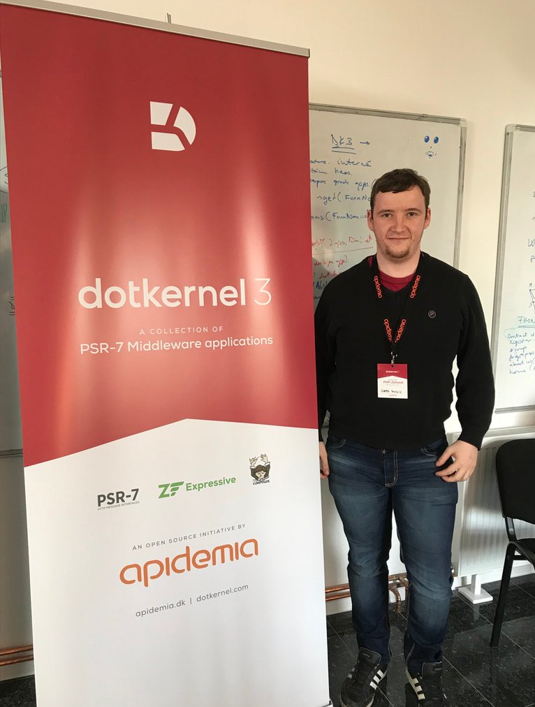 PHPJutland's tweet photo. Beta-testing the nametags for the upcoming event.
@ApidemiaDk is excited to tell you more about @dotkernel 
https://t.co/R7LVgq8iUj https://t.co/EO7xrMahuE