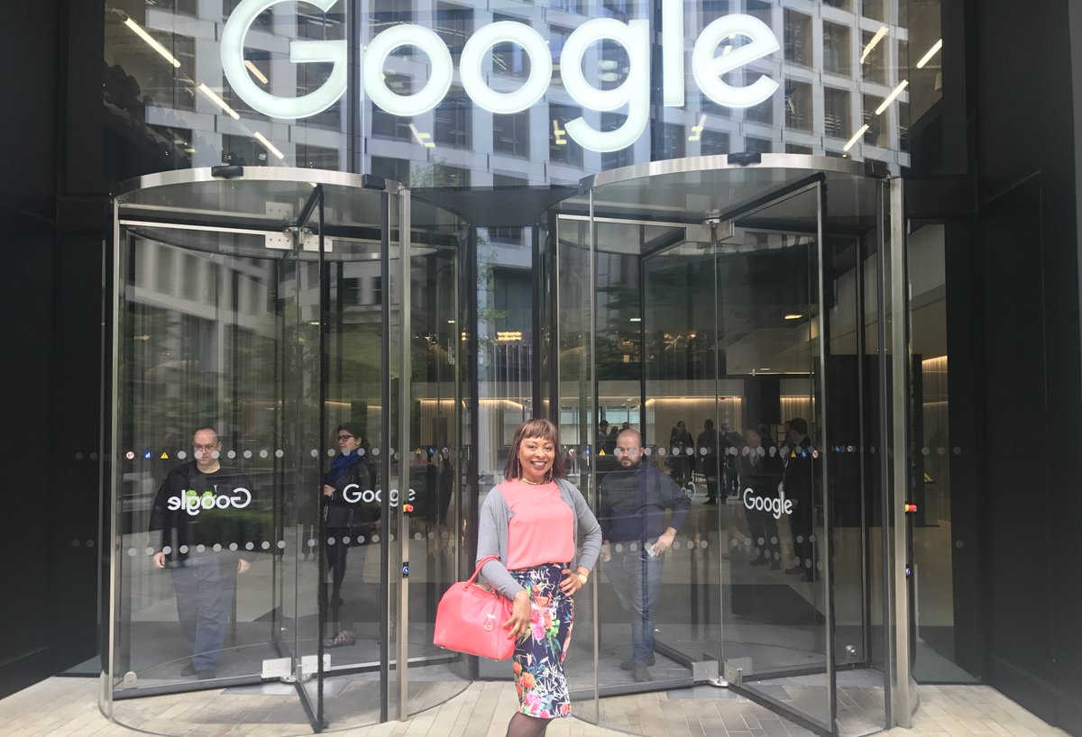 Dee_Burrowes's tweet photo. Who could go wrong with a meeting at google. What a brilliant start to the weekend #connection #inspiration #goals #fridaytask #beproudofyou https://t.co/wpBTt3M2JY