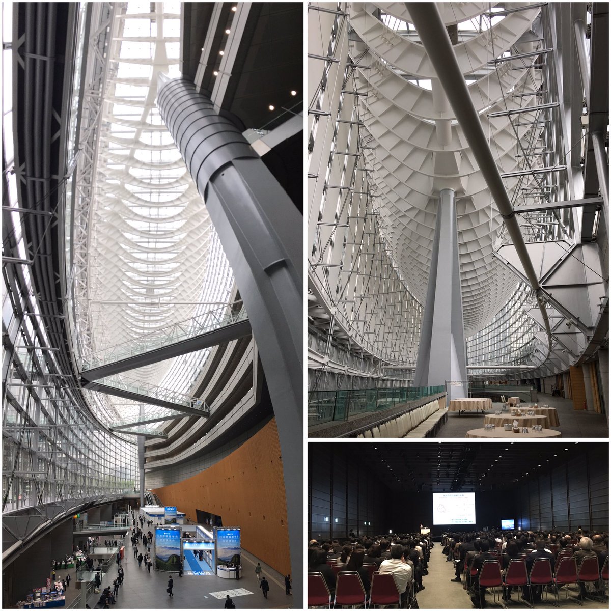 IrinaSarbustean's tweet photo. #TokyoInternationalForum is one of the most unique and distinctive buildings in central #Tokyo #tehnofrontier2017 #INTOproject https://t.co/b6d1ZXMzn2