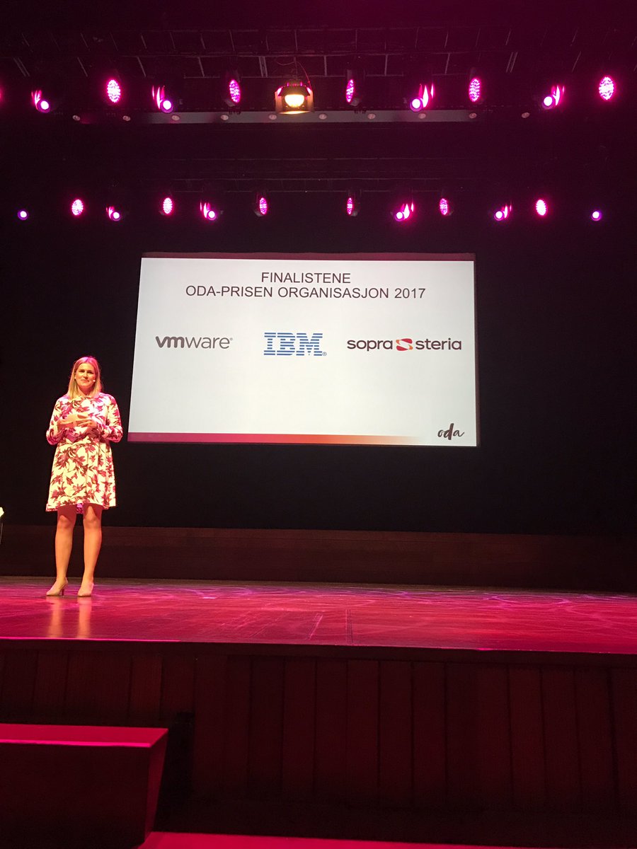 Hurra for ODA-prisen #inspirasjonsdagen @SopraSteria_no