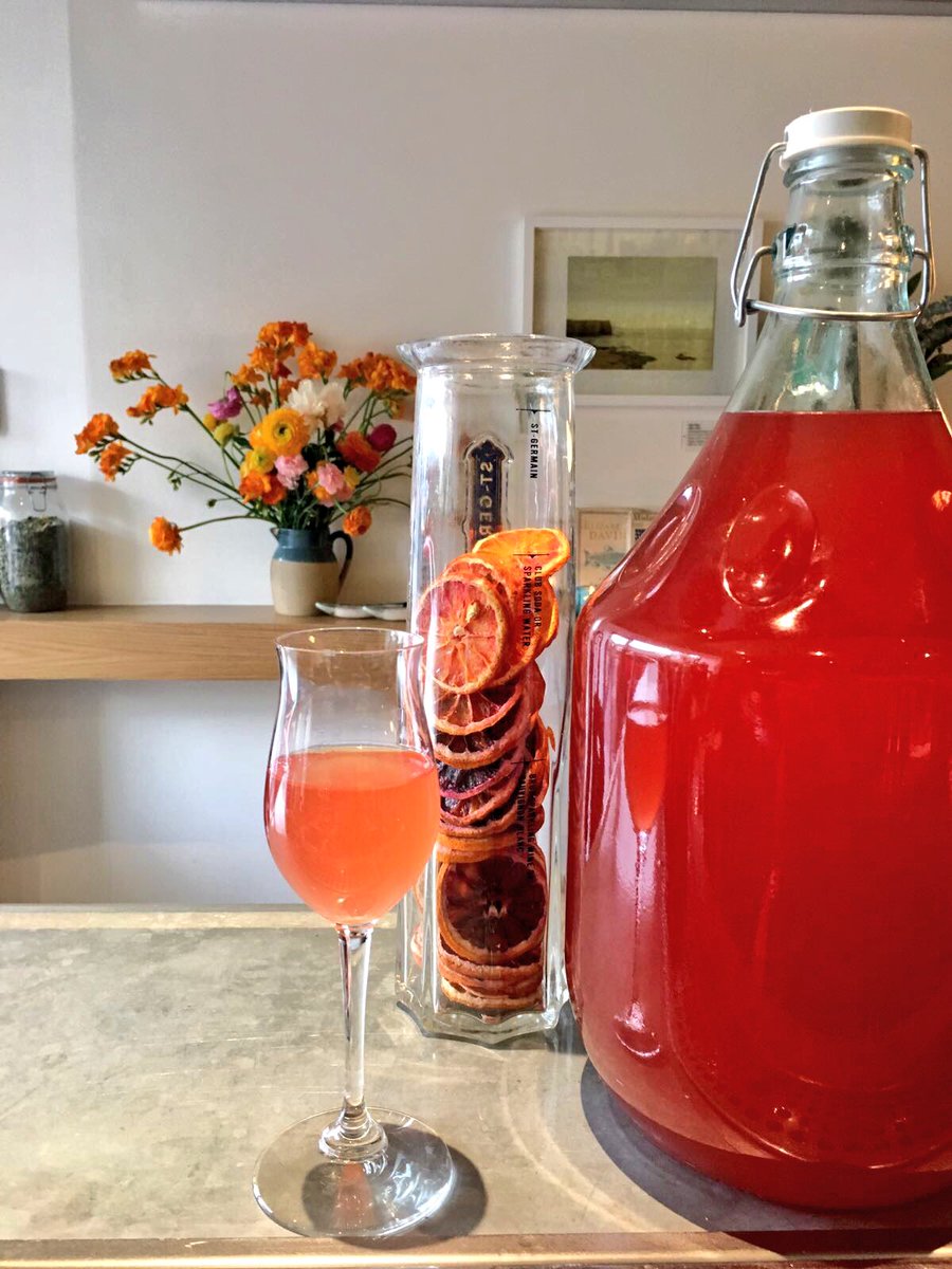 House-made wine requires love and patience. 45days to be precise. Blood orange wine at just £6 from our bar BOSS <a href="/CloLataille/">Clotilde Lataille</a>