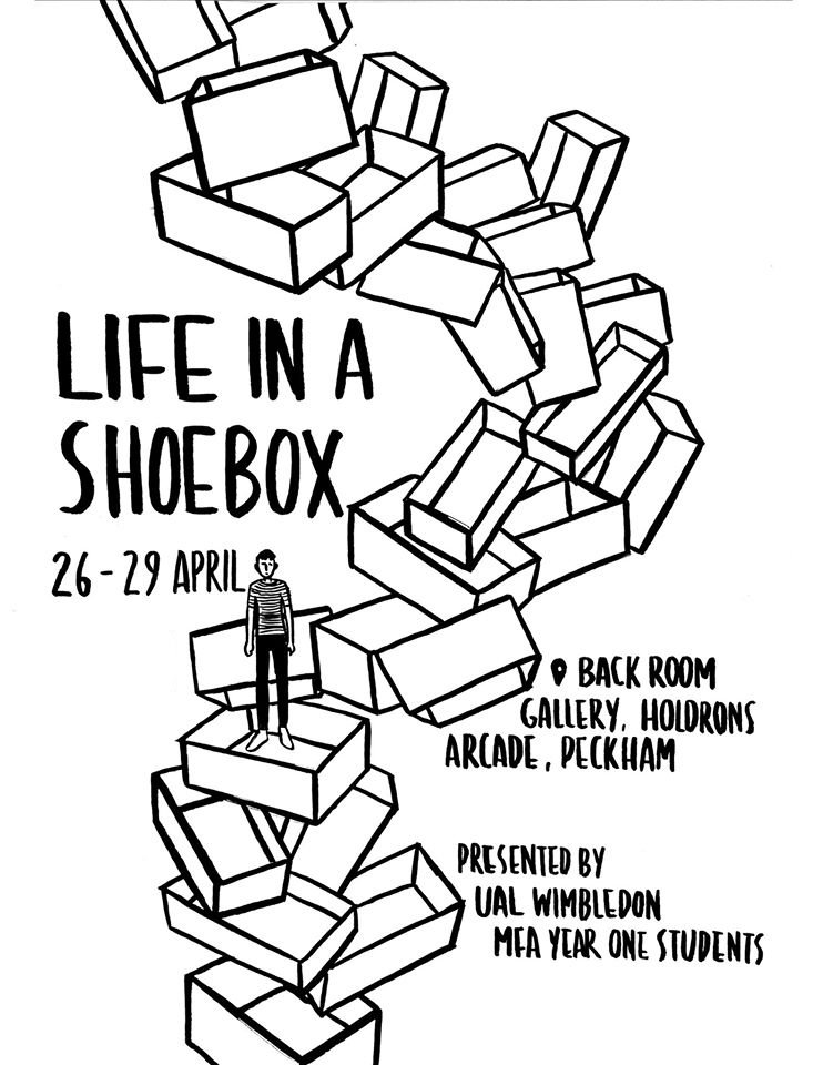 WimbledonUAL's tweet photo. Opening next week: @LifeShoebox featuring work from @MFAWimbledon students! All welcome! https://t.co/KS8Oz2S5Fc