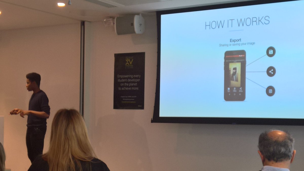 lee_stott's tweet image. Up first at #imaginecupuk2017 #smartfilter from @Cambridge_Uni @MSFTImagine