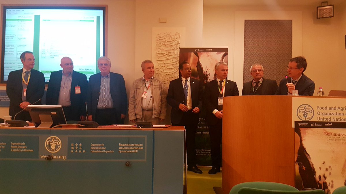 Eufmd's tweet photo. #GS42 Signature of the Statement of Intentions Greece Turkey  Bulgaria.Witness signatories @FAOAnimalHealth @OIEAnimalHealth   #eufmd https://t.co/1zFubMH5z7