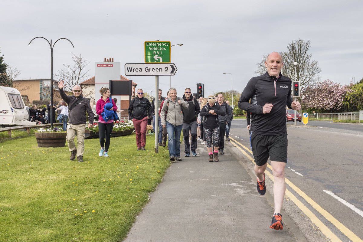 BAESystemsAir's tweet photo. We are over halfway on the annual site-to-site walk in aid of @Blesma - well done to all taking part. https://t.co/VMNrZL3kOt