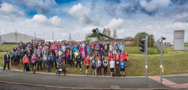 BAESystemsAir's tweet photo. We are over halfway on the annual site-to-site walk in aid of @Blesma - well done to all taking part. https://t.co/VMNrZL3kOt