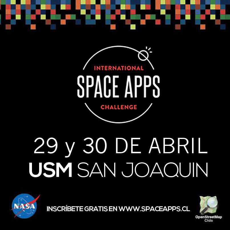 WWCodeSantiago's tweet photo. Participa en la hackatón de nuestros amigos de @spaceapps_cl Queremos mujeres en el evento! #SpaceApps_CL https://t.co/XKhiBpX6on