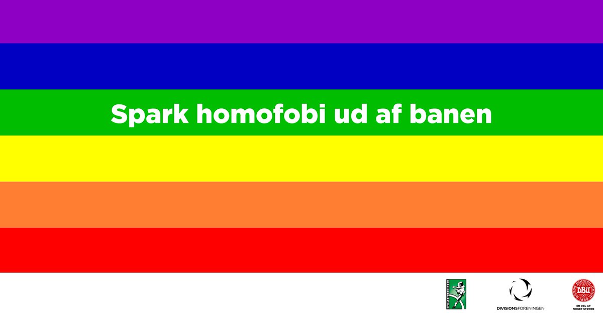 DBUfodbold's tweet photo. Dansk fodbold står skulder ved skulder mod homofobi https://t.co/ihFYouvnq7 @Spillerforening @Superligaen @Mzanka #LGBT #sldk https://t.co/JBXcTiK6wL