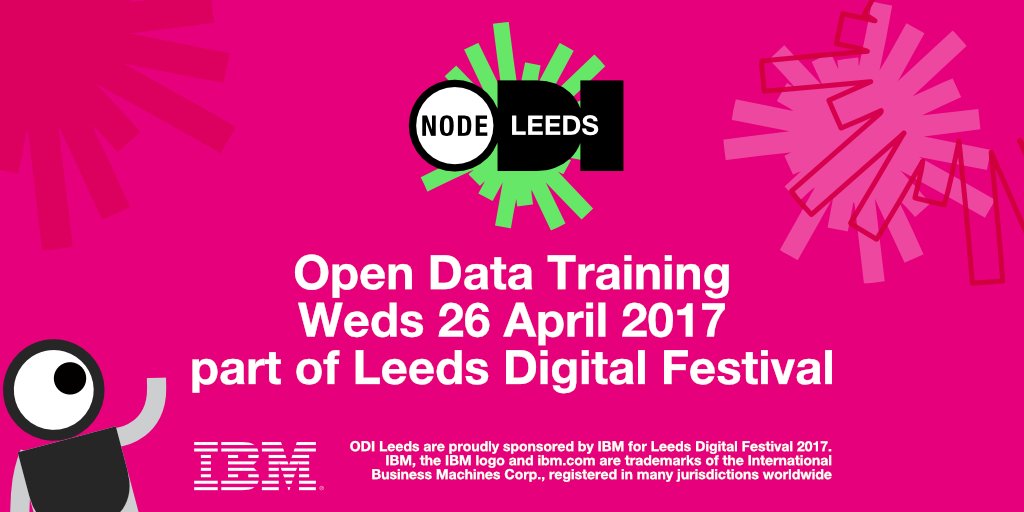 You just can't be a fount of knowledge unless you know about #opendata and #dataviz We can help with that ;) buytickets.at/odileeds/88297