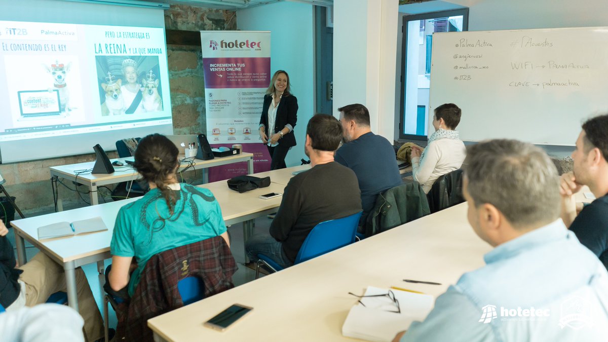 mallorca_seo's tweet photo. Gran éxito en el evento de ayer en @mallorca_seo (patrocinado por @HOTETEC) con @angierussi sobre #EstrategiaDigital @PalmaActiva #PAeventos https://t.co/Z6PtOm0ktl