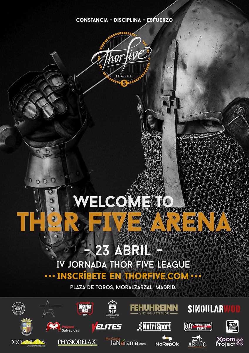 ThorFiveLeague's tweet photo. Todo listo para #ThorFiveArena!
Domingo 23 Abril - Entrada Gratuita - 10-17h
#ThorFiveLeague #CuartaJornada #SegundaEdicion #Moralzarzal https://t.co/gY5KGAsEce