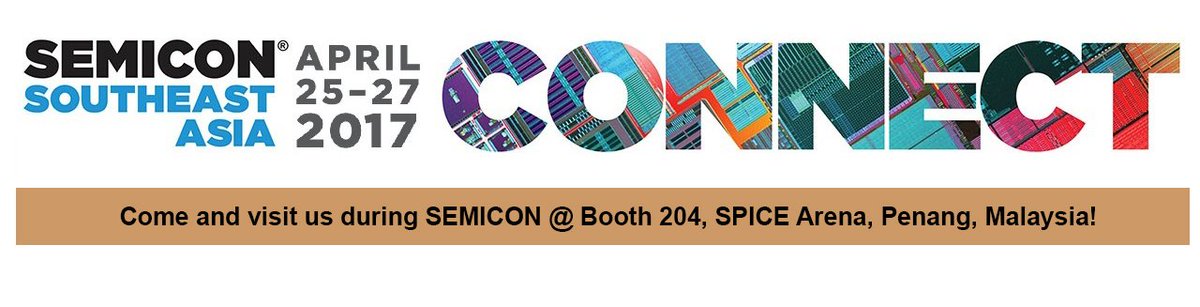 S_Measurements's tweet photo. SEMICON 2017 is just next week, so come and visit us on 25-27 April and stand a chance to redeem various giveaways including vouchers! https://t.co/zfU6KWtVA1
