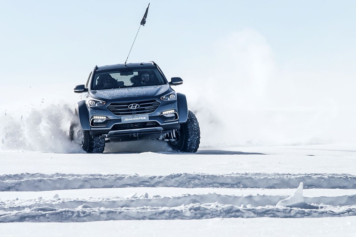 motorionline's tweet photo. #Hyundai #SantaFe alla conquista dell’#Antartide sulle orme di #Shackleton https://t.co/f1UBXtLbUy #shackletonsreturn #HyundaiSantaFe https://t.co/Ci6XEtTKJo