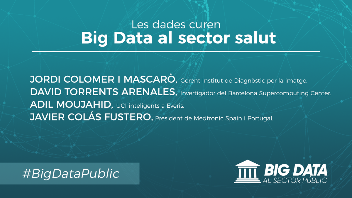 iopendatabcn's tweet photo. #Crònica de la mesa #BigData al sector salut! https://t.co/Wya7EbH2Nc @jcolomerm @datorrents @AdilMouja @ColasJavier Gràcies! #BigDataPublic https://t.co/mvcbYFBLwx