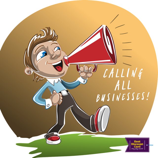 KentDiscounts's tweet photo. Calling all #businesses in #Kent! We're looking for additional partners to offer their products or services on the #KentDiscount Card App! https://t.co/EVM6QZx8mJ