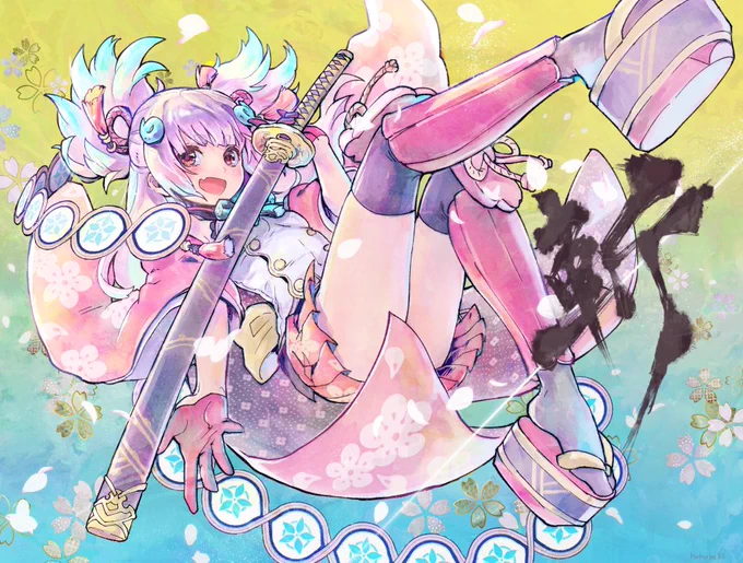 どやぁ!の関西っ子がうちの部隊に来てくれました～!可愛いなぁ早くおかーちゃんも実装されないかなぁ #天華百剣 