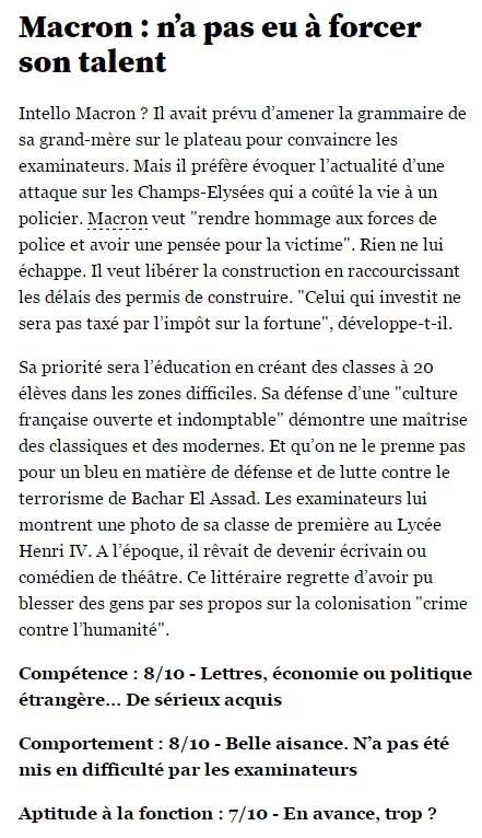 J-2 @EmmanuelMacron n'a pas eu à forcer son talent sur @France2tv #15minutesPourConvaincre.tempsreel.nouvelobs.com/presidentielle…