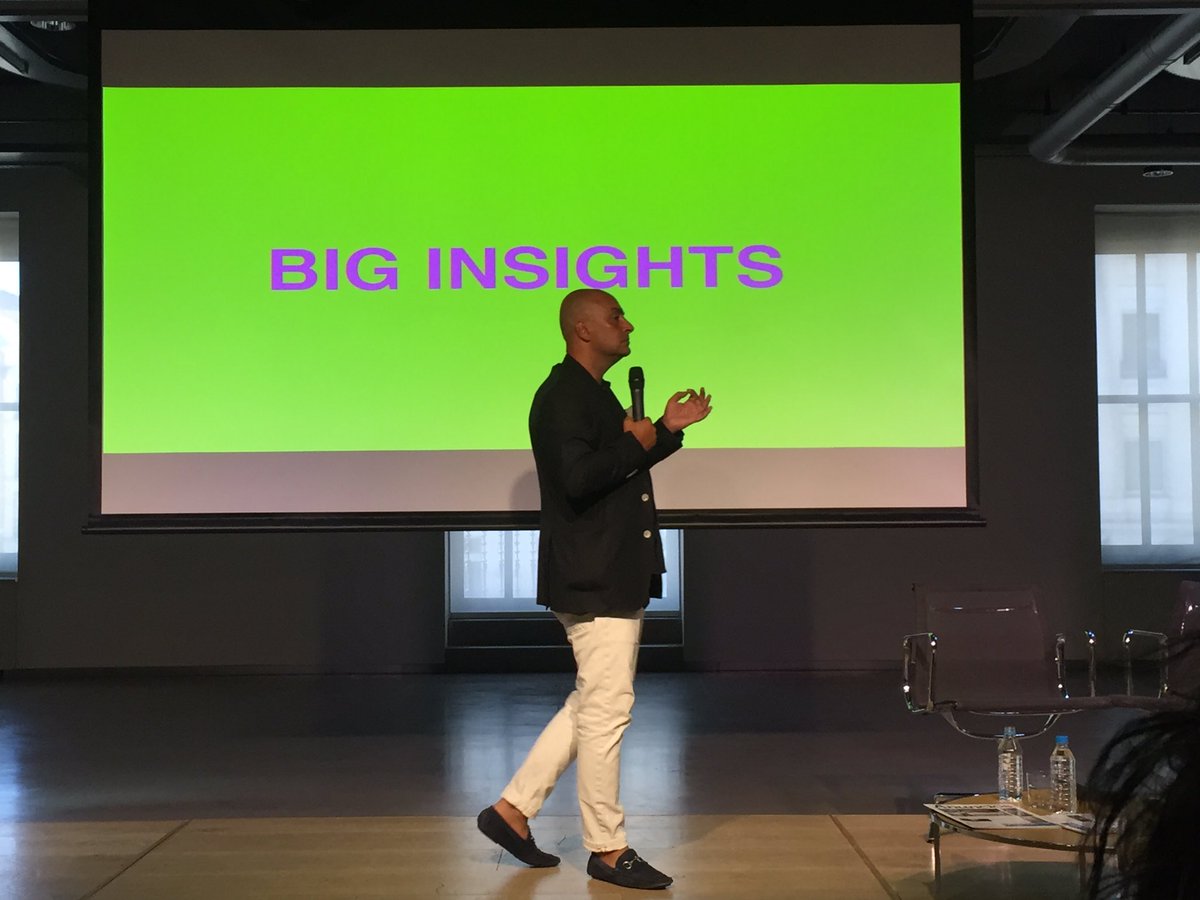 howardrull's tweet photo. It's not about big data, it's as always about big insights @AmirKassaei #mqdm @ddbspain https://t.co/OCIkCk1aWv