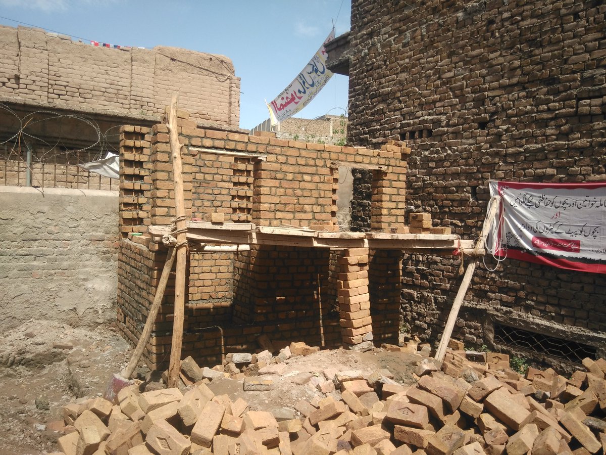 SABAWONPak's tweet photo. Cleanliness is possible :)
Civil Dispensary Akhunabad, Peshawar, latrine construction in progress :)
@WSSPeshawar @WatsanC  @UNICEF_Pakistan https://t.co/yjeP0zg24B