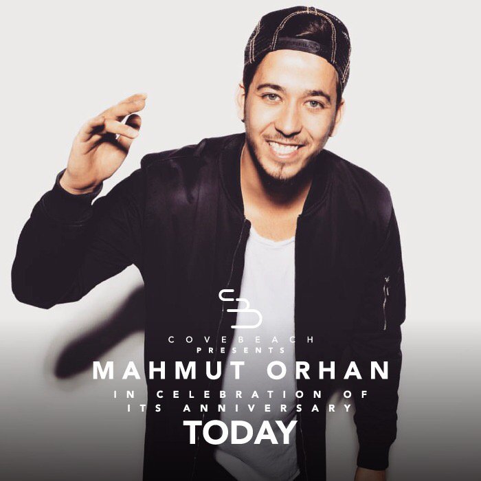Today, COVE BEACH Presents: <a href="/MahmutOrhann/">Mahmut Orhan</a>! Join our 2nd anniversary celebrations! Book on: 800 2683
#CoveTurns2