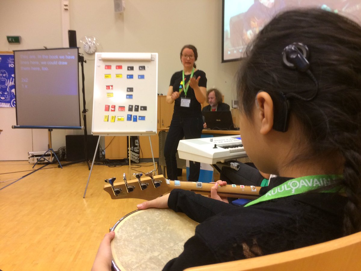 lapcileena's tweet photo. Resonaari teaching a band workshop for CI children in Euro-CIU Symposium #resonaari #eurociu217 https://t.co/Rc6R52jHYi