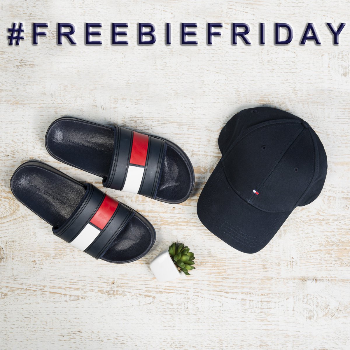 SOLETRADER's tweet photo. #FreebieFriday FOLLOW &amp; RT for a chance to win a Tommy Hilfiger cap and pool slides https://t.co/rlYL5K1Ybc. Comp ends at 5pm - good luck! https://t.co/LG21FfxlQM