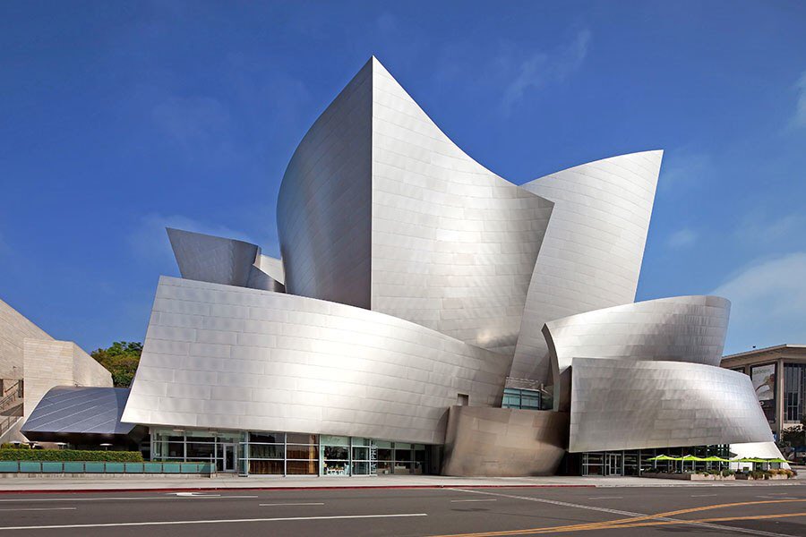 farmitecture's tweet photo. Frank Ghery's wonderful Walt Disney concert hall in L.A. #fridayfavouritearchitect https://t.co/8V7mRcCjVE