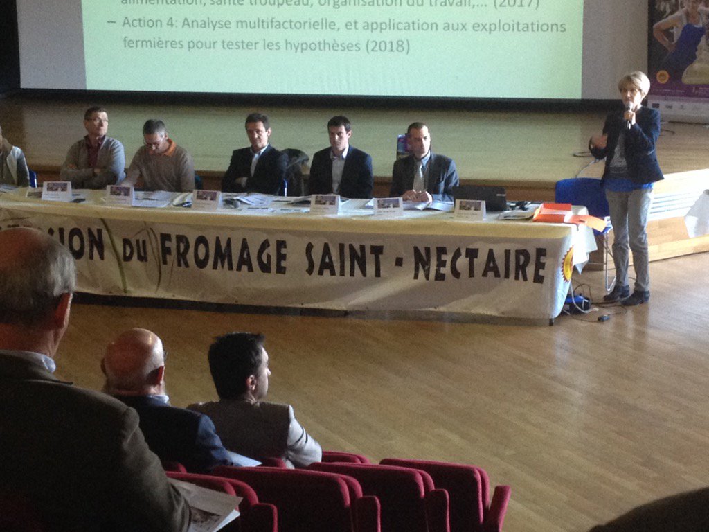 AG Interprofession du fromage Saint Nectaire #CAA #aveclesagris @CMMassifCentral <a href="/LegayCatherine/">Catherine Legay</a> <a href="/MelanieBarage/">Barage Le Fleche</a>