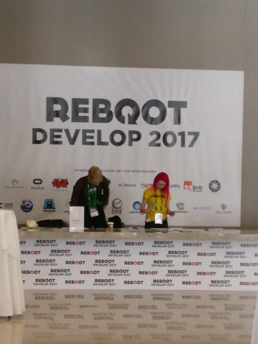 Hbrakel1991's tweet photo. Day 2 of #rebootdevelop! There a lot of good games and Nice people here. #GameDev #SOEDESCO #IndiePublishing #Betterinbox https://t.co/vlsoFsu4F6