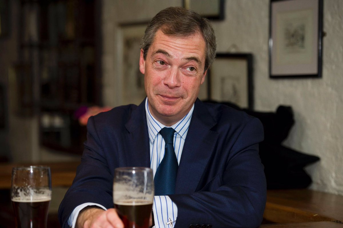 BritishNWP's tweet photo. @Nigel_Farage Rules himself out of standing in the #GeneralElection to focus on the battle for a fair Brexit Deal. Good decision. ✅ #NWP https://t.co/p4uNxDZc5I