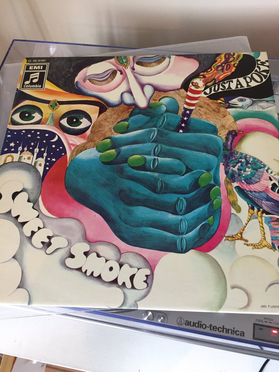 shindigmagazine's tweet photo. Groovin' on a Friday with a bit of Sweet Smoke! Best album cover ever maybe? #sweetsmoke #justapoke #jazzrockfolkfunk https://t.co/f74jE8PxYm