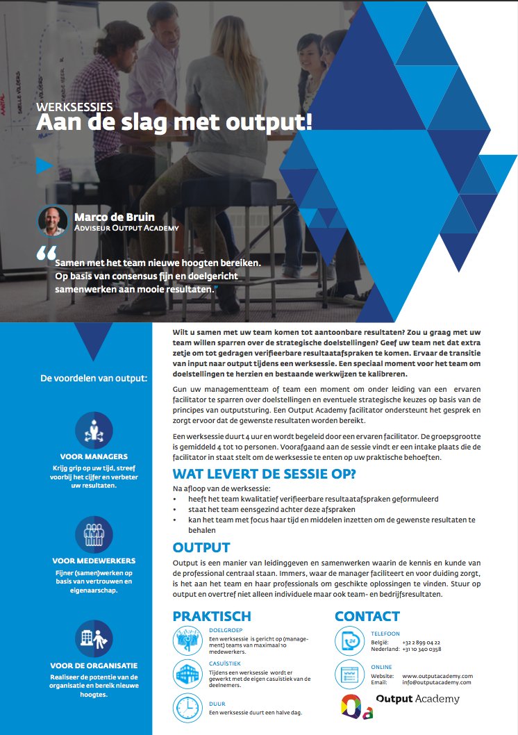 OutputAcademy tweet picture