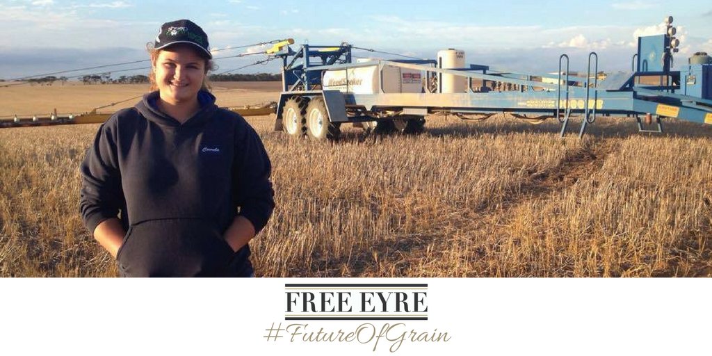 FreeEyreLtd's tweet photo. Find out what Adelaide Uni Ag student, Stacey Lee, loves about the grain industry in our #FutureOfGrain series! https://t.co/GlNXqVmEO5 https://t.co/Q98vjnRihE