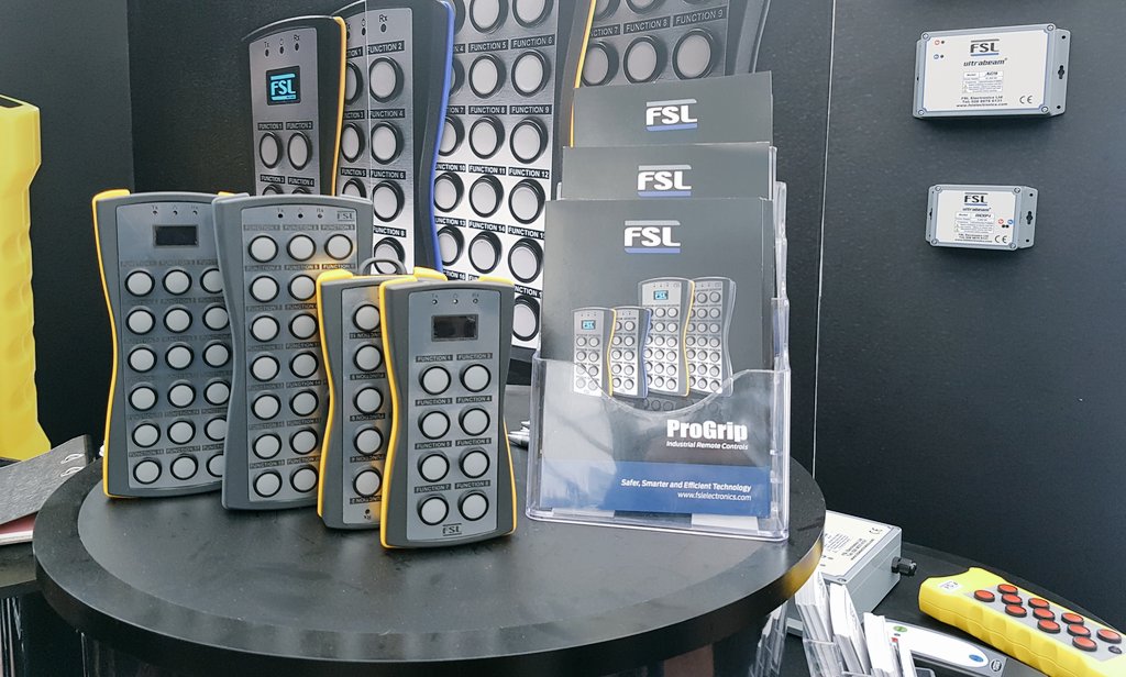 FSL_Electronics's tweet photo. Day 1 #CQMS17.. we're show casing our new range of #ProGrip industrial remote controls.. pop over to see the team on stand 24A Zone1 #CQMS https://t.co/nZwA0UndBp