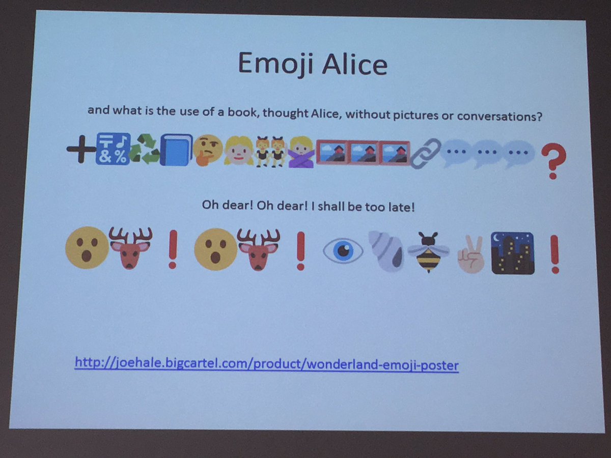 AliceAmerica's tweet photo. Talk about new media! "Modern-day hieroglyphics" @aliceumons #UMonsAlice #swym https://t.co/6pLakqXU2L