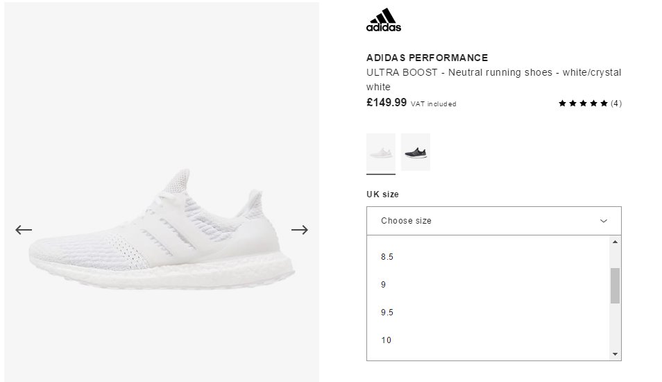 ultra boost adidas zalando