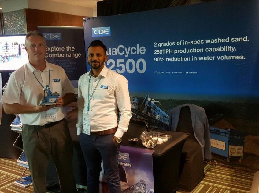 WiredCom_PR's tweet photo. @cdeglobal is at the #IQSA today at Coastlands Umhlanga Hotel in Durban. Don't miss Wayne Warren and Nicolan Govender. #CDE #Quarry #Exhibit https://t.co/89roJSbdoB