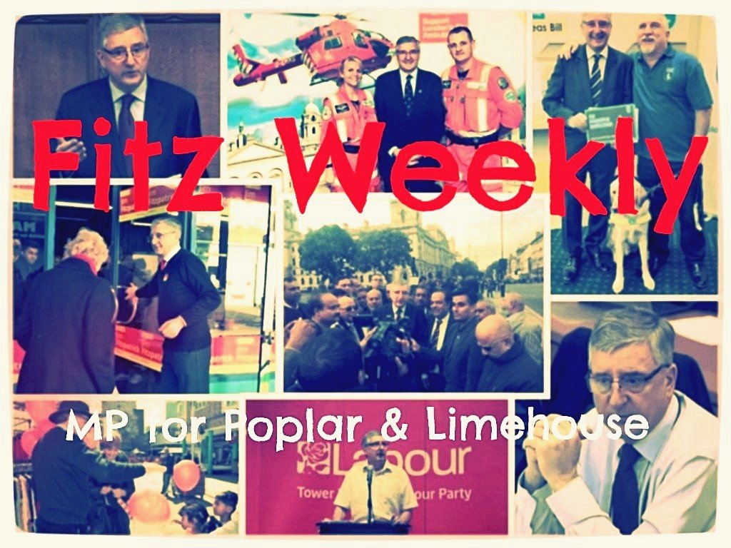 Fitz_xMP's tweet photo. Check out the new edition of Fitz Weekly- the best way for constituents in Poplar &amp; Limehouse to keep up to date... https://t.co/vwObyHRnHx https://t.co/rE5EmRPYH1