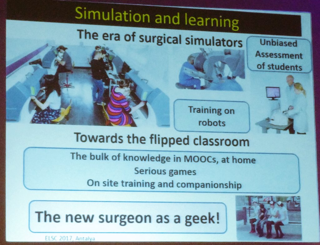 hgok's tweet photo. Dominique Franco simulation and learning #elcd2017 #surgtweeting #laparoscopy #surgery https://t.co/CmnvmWTl8X