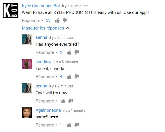 Kylie App tweet media