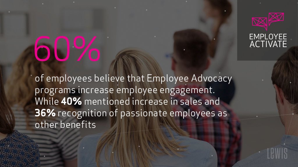 teamlewisglobal's tweet photo. Are your employees ambassadors for your brand? They can be: https://t.co/goKxC2HRTq #EmployeeActivate #EmployeeAdvocacy https://t.co/2PnCHWklsE