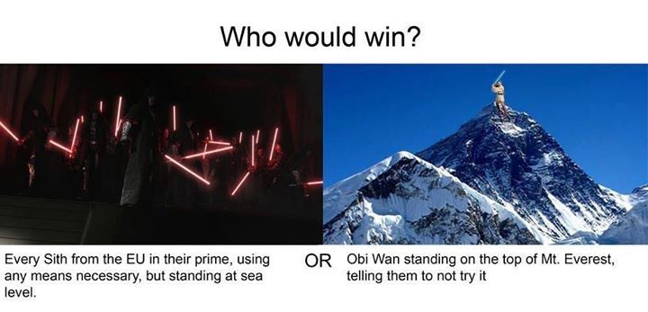 HowItalian's tweet image. Tag a mate if you think the Sith will win.
Share if you think Obi Wan has it in the bag.

Like How Italians, How G… ift.tt/2nRDvxK