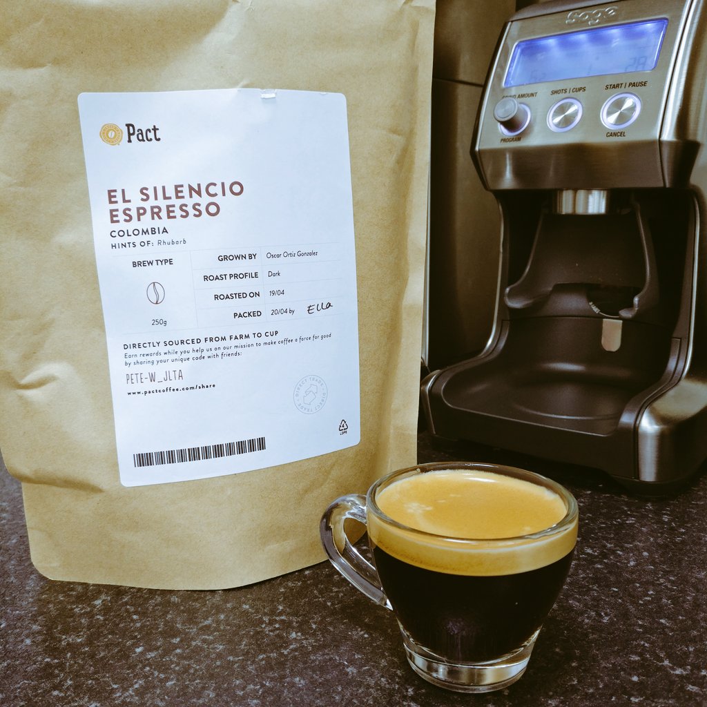 roki_digital's tweet photo. Coffee crisis over! Thanks for the swift resolution @pactcoffee https://t.co/YeGideg4Be