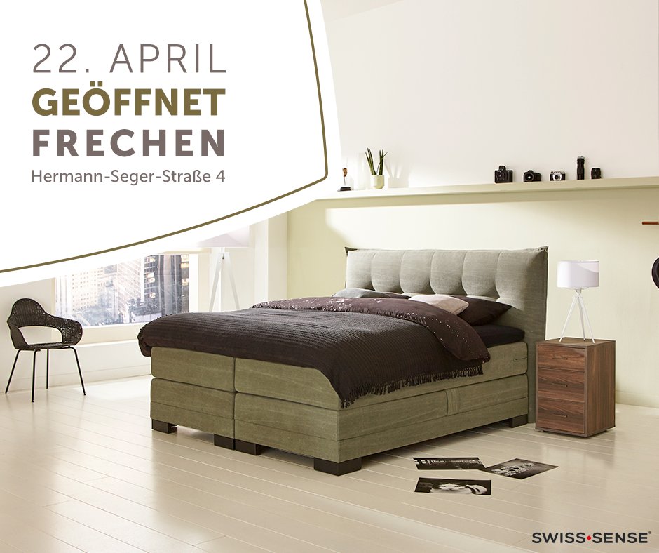 SwissSenseDE's tweet photo. Morgen eröffnet unsere neue Swiss Sense Filiale in Frechen https://t.co/h01Z7EedUk 
Wir freuen uns auf Ihren Besuch! https://t.co/32KQFvLF15
