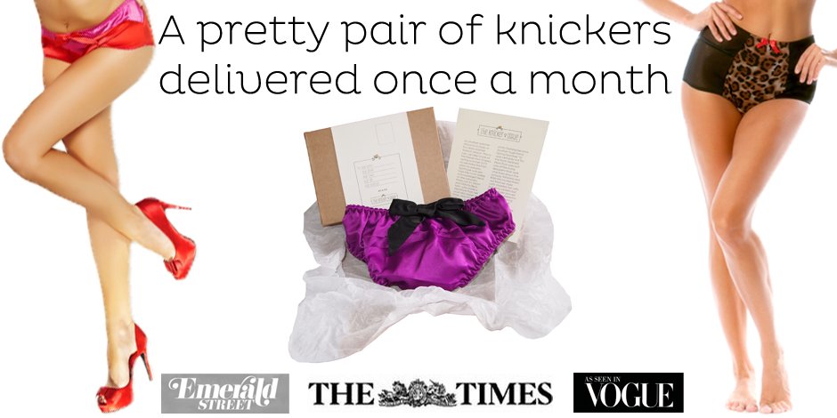 TheKnickerIssue's tweet photo. A pretty pair of knickers delivered once a month 💕  https://t.co/Ghhtm2Jtkw   #Lingerie #LingerieModel #SexyLingerie #SubscriptionBoxes https://t.co/gekFu1dt40