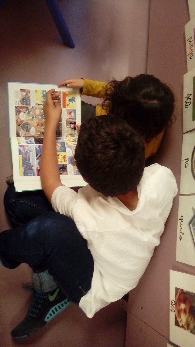 Iolanda_gs's tweet photo. Agermanament lector a infantil #JECasp #mopi5 #6DB #P5 https://t.co/QV2pAiDzyw