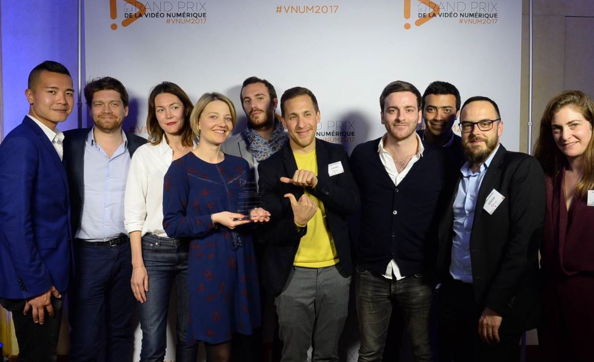 Dailymotion_Pub's tweet image. Bravo et merci @dailymotionroll et ses partenaires, lauréats du Grand Prix #VNUM2017 Tous les détails ici:
bit.ly/2p2bSpu