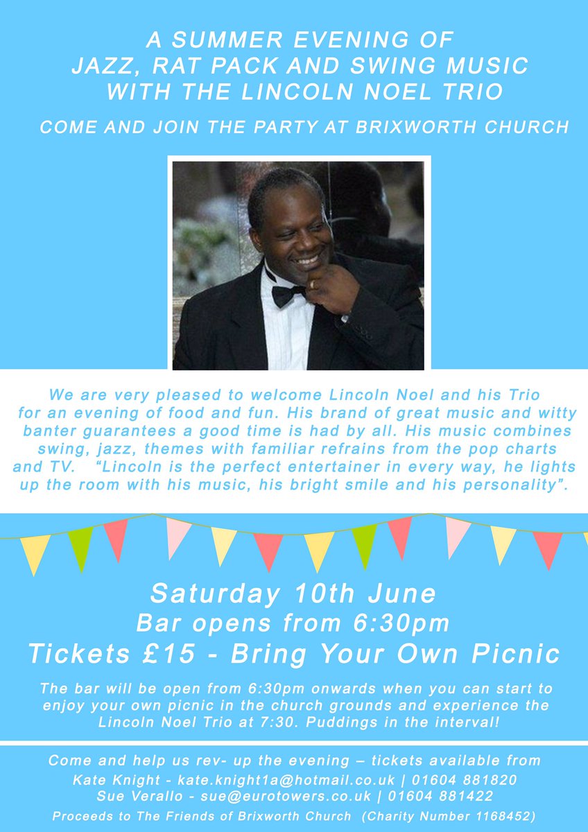 Date for your diary - a summer evening of Jazz and Swing music!