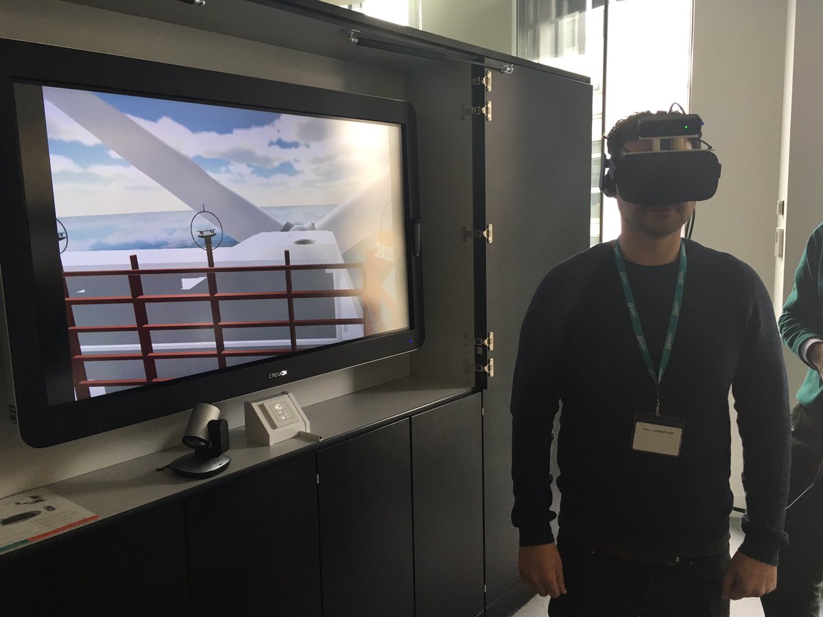 ORECatapult's tweet photo. Our engineers getting to grips with the #hybrid #reality of our #Levenmouthturbine @HeriotWattUni @ESPScotland https://t.co/Iq8ZFeeWya